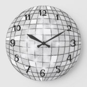 ディスコボール ラージ壁時計 (正面)