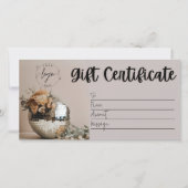 ディスコボール | 花 | ギフト券 (正面)