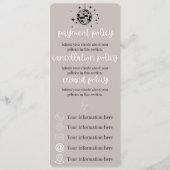 ディスコボール | 花 | 価格とポリシーメニュー メニュー (裏面)