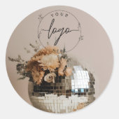 ディスコボール | 花 |美的 ラウンドシール (正面)