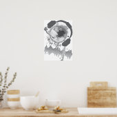 ディスコボール(_B) ポスター (キッチン)