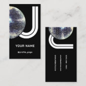 ディスコボールDJジャイアントはっきりしたサイン 名刺 (正面/裏面)