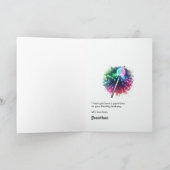 ディスコマカロンレトロ誕生日 カード (内部)