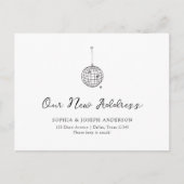 ディスコミニマルボール | 動きのお知らせ ポストカード (正面)