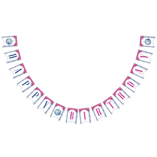 ディスコメディテランマンマハッピーバースデー バンティングフラッグ (全)