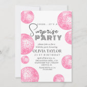 ディスコモダンサプライズ21stバースデーガールパーティー 招待状 (正面)