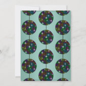 ディスコモダンテーマグリーンセージすべての行事 招待状 (裏面)