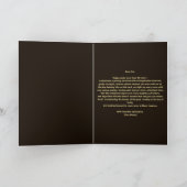 ディスコモダンブラック金ゴールドモザイク60誕生日 カード (内部)