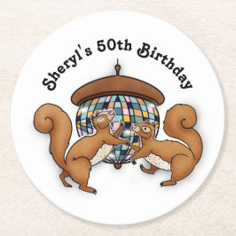 ディスコリスパーティー ラウンドペーパーコースター