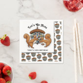 ディスコリス誕生日パーティナプキンス スタンダードカクテルナプキン (インサイチュ)