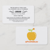 ディスコルディアンポープカード 名刺 (正面/裏面)