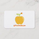 ディスコルディアンポープカード 名刺 (裏面)