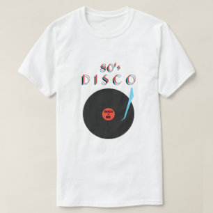 ディスコレトロパーティーTシャツダンスミュージック Tシャツ
