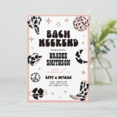 ディスコレトロ女性のカーボーイバチェロレッテロデオナッシュビル 招待状 (スタンド正面)