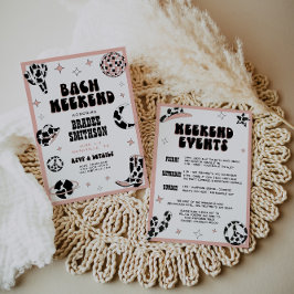 ディスコレトロ女性のカーボーイバチェロレッテロデオナッシュビル 招待状