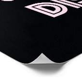 ディスコレトロ70sパーティーウェルカムサイン ポスター (角)