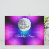 ディスコレトロ バースデーパーティー ご招待 招待状 (スタンド正面)