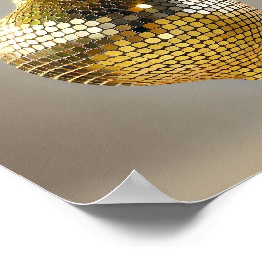 ディスコレモンウォールアートエステポップ・アートのティックアートホーム ポスター (角)