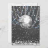 ディスコローラスケートで滑る誕生日パーティー 招待状 (裏面)