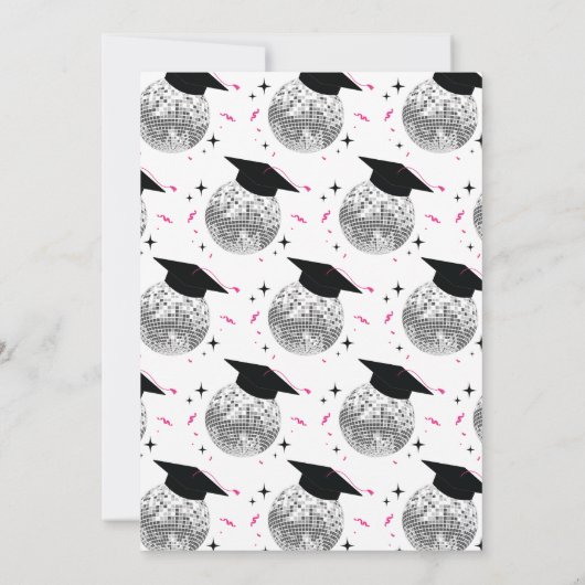 ディスコ卒業党 招待状 (裏面)