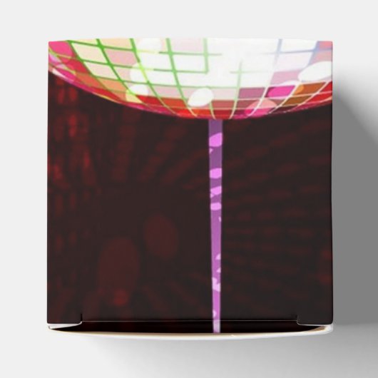 ディスコ夜レトロ70のディスコボールキューブの好意ボックス フェイバーボックス (上部)