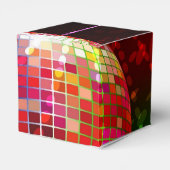 ディスコ夜レトロ70のディスコボールキューブの好意ボックス フェイバーボックス (裏面サイド)