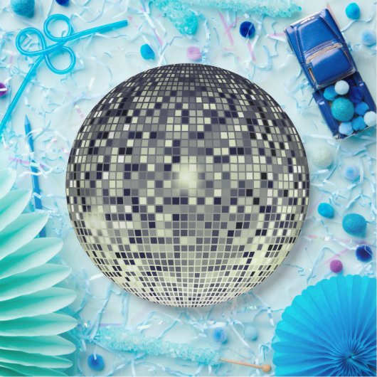 ディスコ夢紙プレート祝-スタイル! ペーパープレート (パーティー)