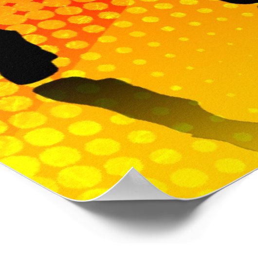 ディスコ女子 ポスター (角)