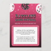 ディスコ女性のカーボーイセルフィースカベンジャー狩りゲーム エンクロージャーカード (正面)