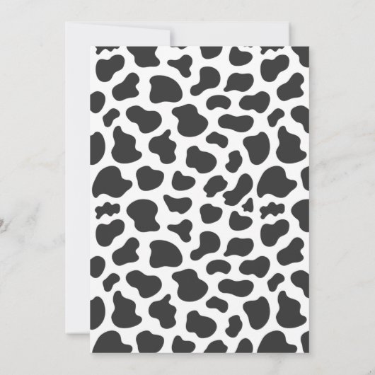 ディスコ女性のカーボーイナッシュビルピンクロデオバースデーパーティー 招待状 (裏面)