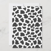 ディスコ女性のカーボーイナッシュビルピンクロデオバースデーパーティー 招待状 (裏面)