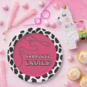 ディスコ女性のカーボーイバチェロレッテ ペーパープレート (パーティー)