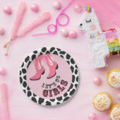 ディスコ女性のカーボーイバチェロレッテ ペーパープレート (パーティー)