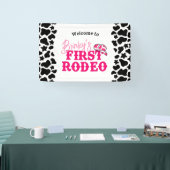 ディスコ女性のカーボーイファーストロデオ 横断幕 (トレードショー)