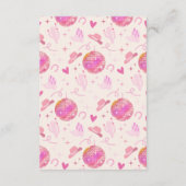 ディスコ女性のカーボーイロデオウィル私のメイド・オブ・オーナー(花嫁付き添い人) エンクロージャーカード (裏面)