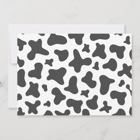 ディスコ女性のカーボーイロデオウェスタン誕生日招待状 招待状 (裏面)