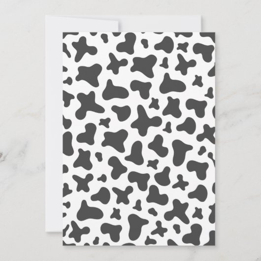 ディスコ女性のカーボーイロデオウェスタン誕生日招待状 招待状 (裏面)