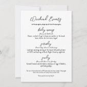 ディスコ女性のカーボーイ手描きバチェロレッテ 招待状 (裏面)