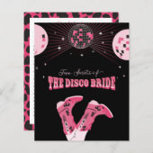 ディスコ女性のカーボーイ花嫁ゲーム (正面/裏面)