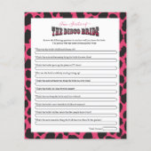 ディスコ女性のカーボーイ花嫁ゲーム (裏面)