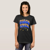 ディスコ女王70の80のヴィンテージレトロ70年代コスト Tシャツ (正面フル)