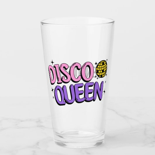 ディスコ女王 タンブラーグラス (正面)