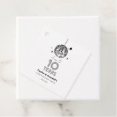 ディスコ応援結婚10周年パーティー フェイバータグ (インサイチュ)