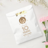 ディスコ応援結婚10周年パーティー フェイバーバッグ (封をした状態)