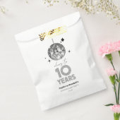 ディスコ応援結婚10周年パーティー フェイバーバッグ (封をした状態)