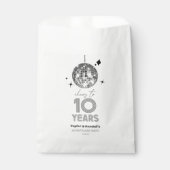 ディスコ応援結婚10周年パーティー フェイバーバッグ (正面)