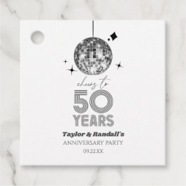 ディスコ応援結婚50周年パーティー フェイバータグ