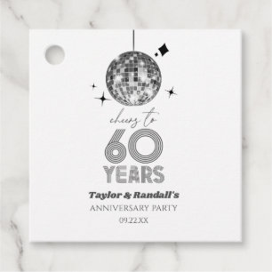 ディスコ応援結婚60周年パーティー フェイバータグ