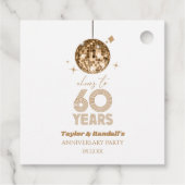 ディスコ応援結婚60周年パーティー フェイバータグ (裏面)