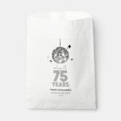 ディスコ応援結婚75周年パーティー フェイバーバッグ (正面)